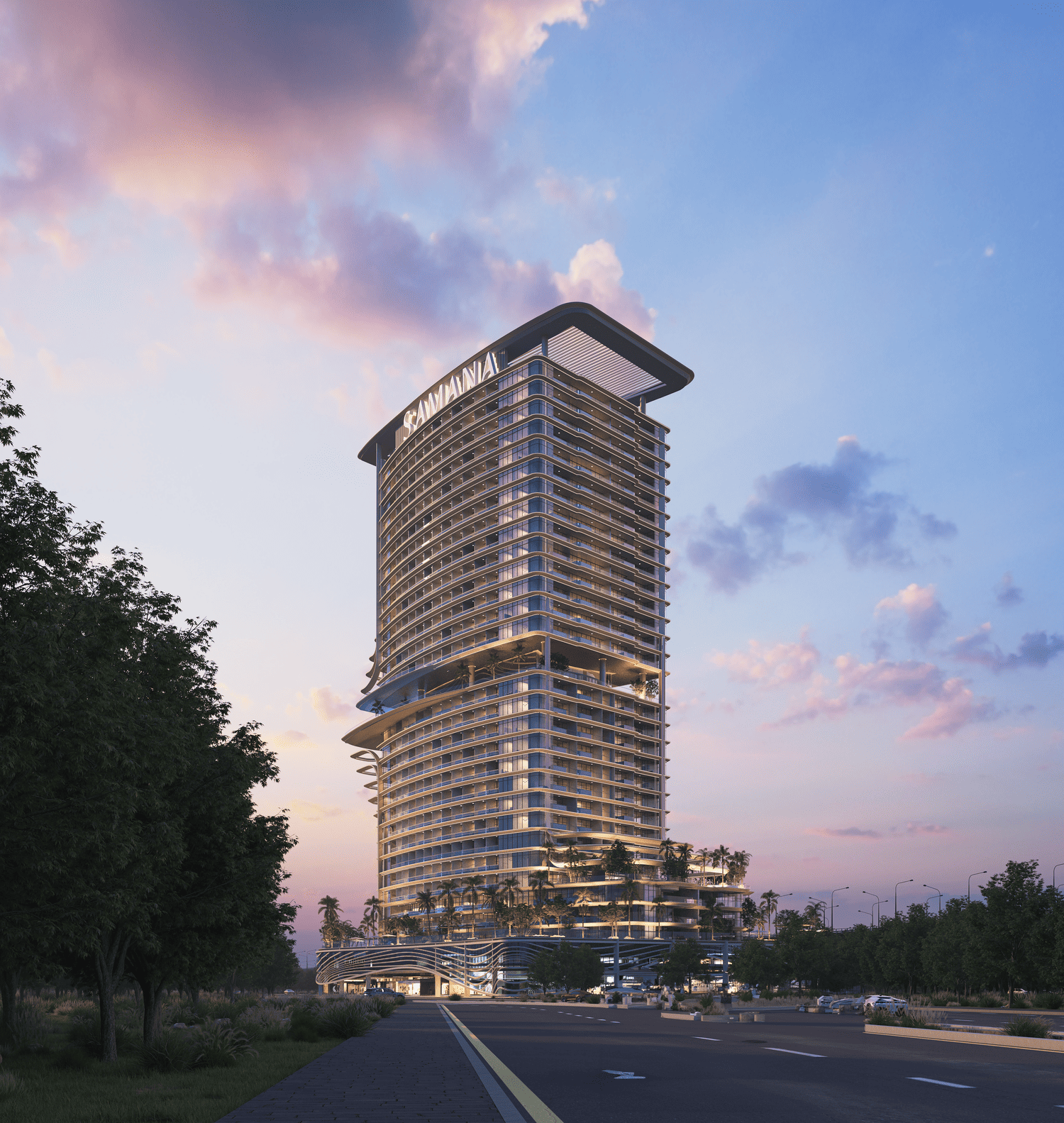 Samana Barari Heights tower in Majan, Dubai