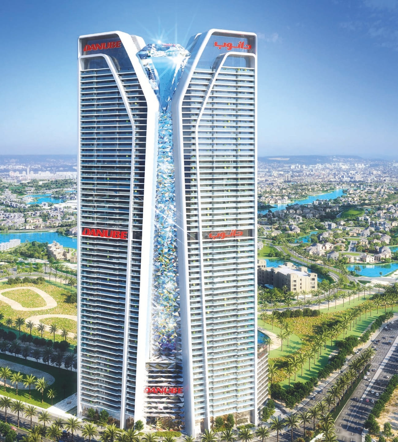 Diamondz off-plan project by Danube Properties in JLT (Jumeirah Lake Towers), Dubai